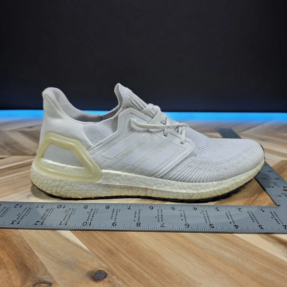 Adidas Men's UltraBoost 20 EF1042 Cloud White Running Shoes Sneakers Size 11 Jog